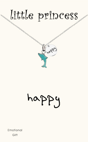 Happy little princess pendant necklace